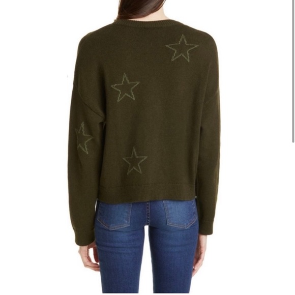 Rails Perci Olive Star Sweater - Picture 2 of 7